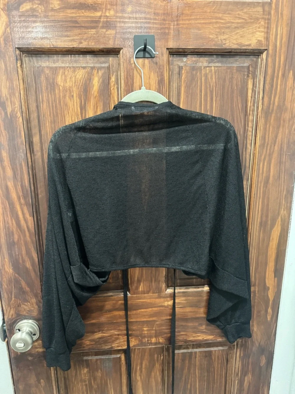 Black Bolero Cardigan - Picture 3 of 3